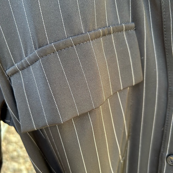 Ankle length black pin stripe stunner - Picture 8 of 9